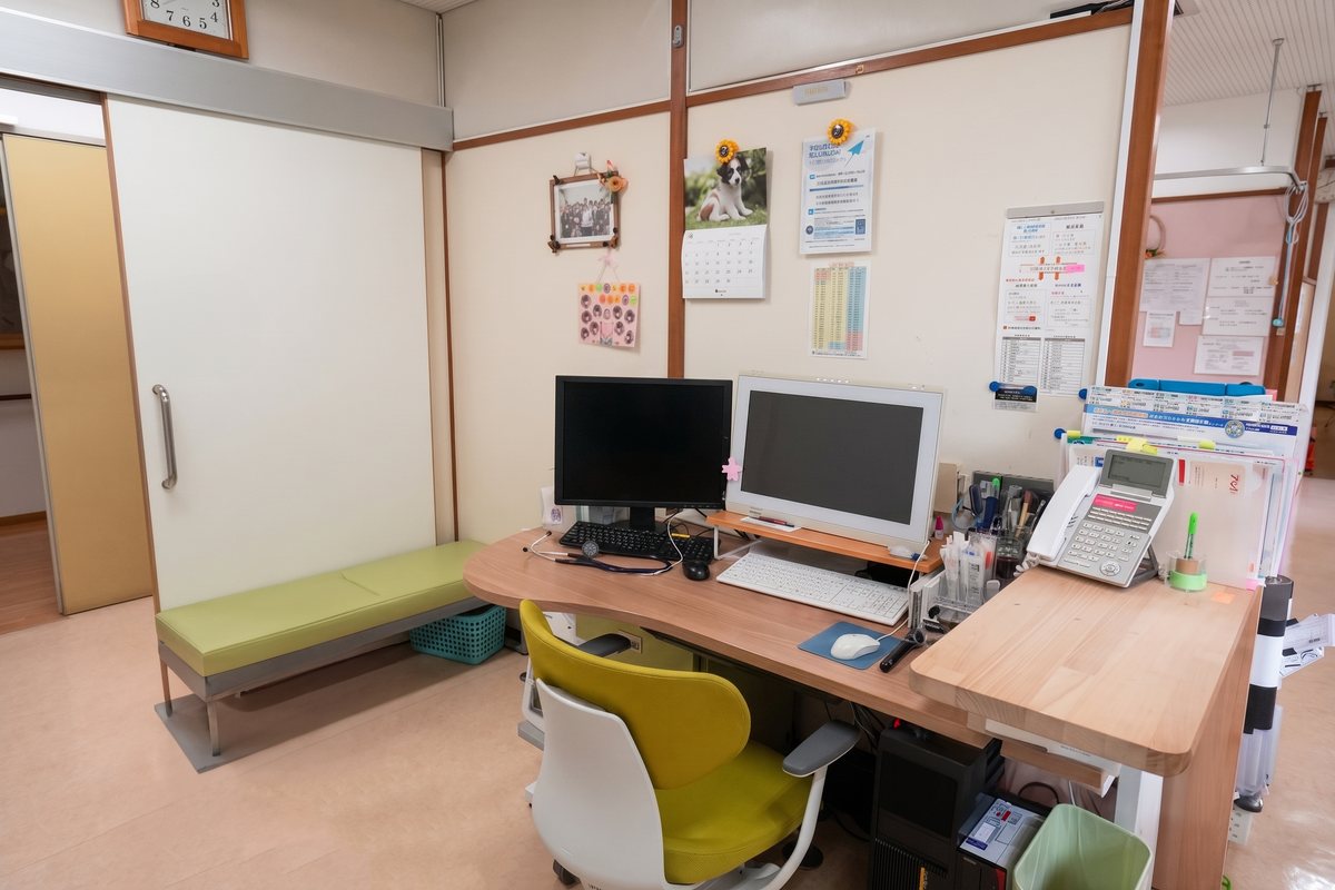 内科診療の様子